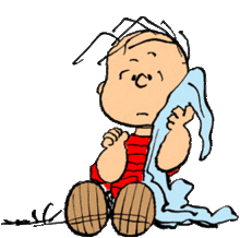 Linus Van Pelt and his blanket
