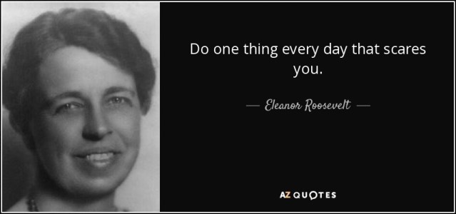 Picture of Eleanor Roosevelt with her quote,