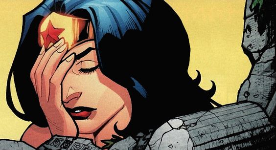 Wonder Woman Diana Facepalm DC