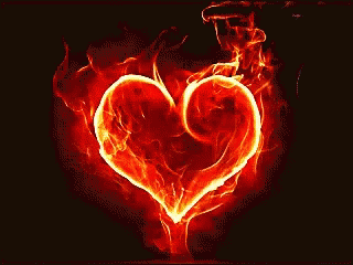 fire heart gif