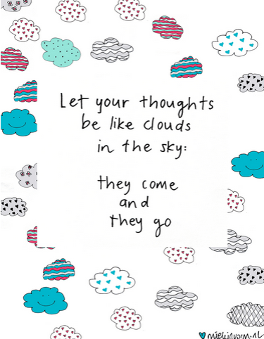 thoughts like clouds
