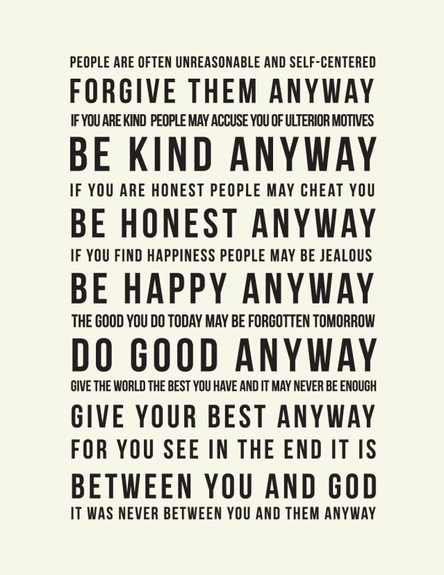 Mother Theresa quote