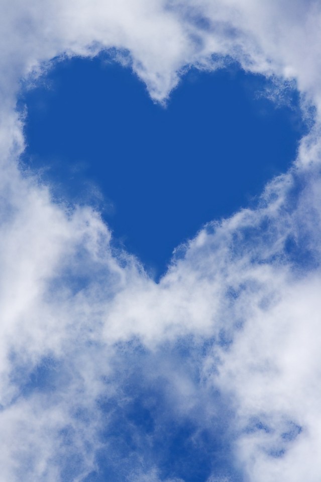 heart clouds