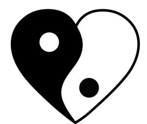 yin yang heart
