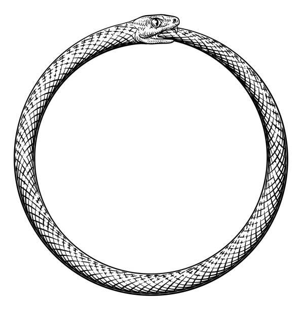 ouriboros - snake eating its tail