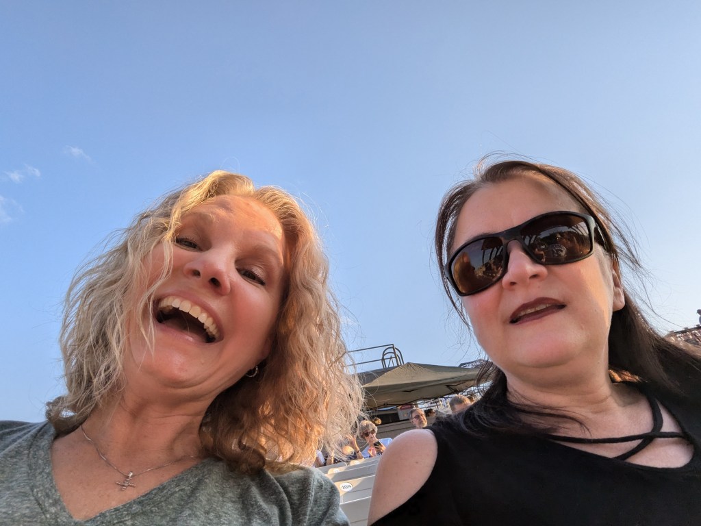 the author and her friend